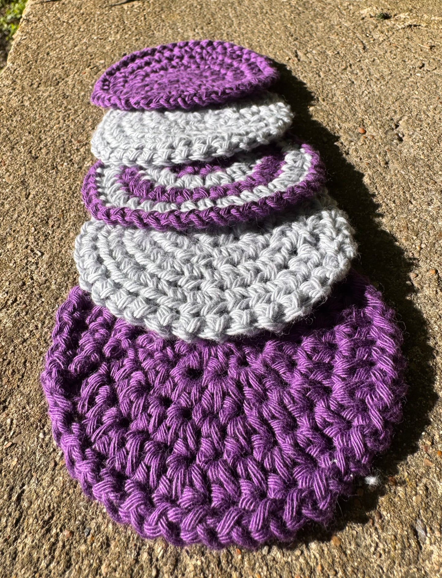 Crocheted Coaster Set